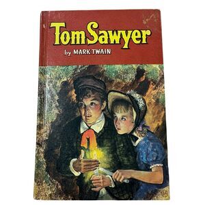 Vintage 1955 Tom Sawyer Mark Twain Whitman Classics Hardcover Illustrated